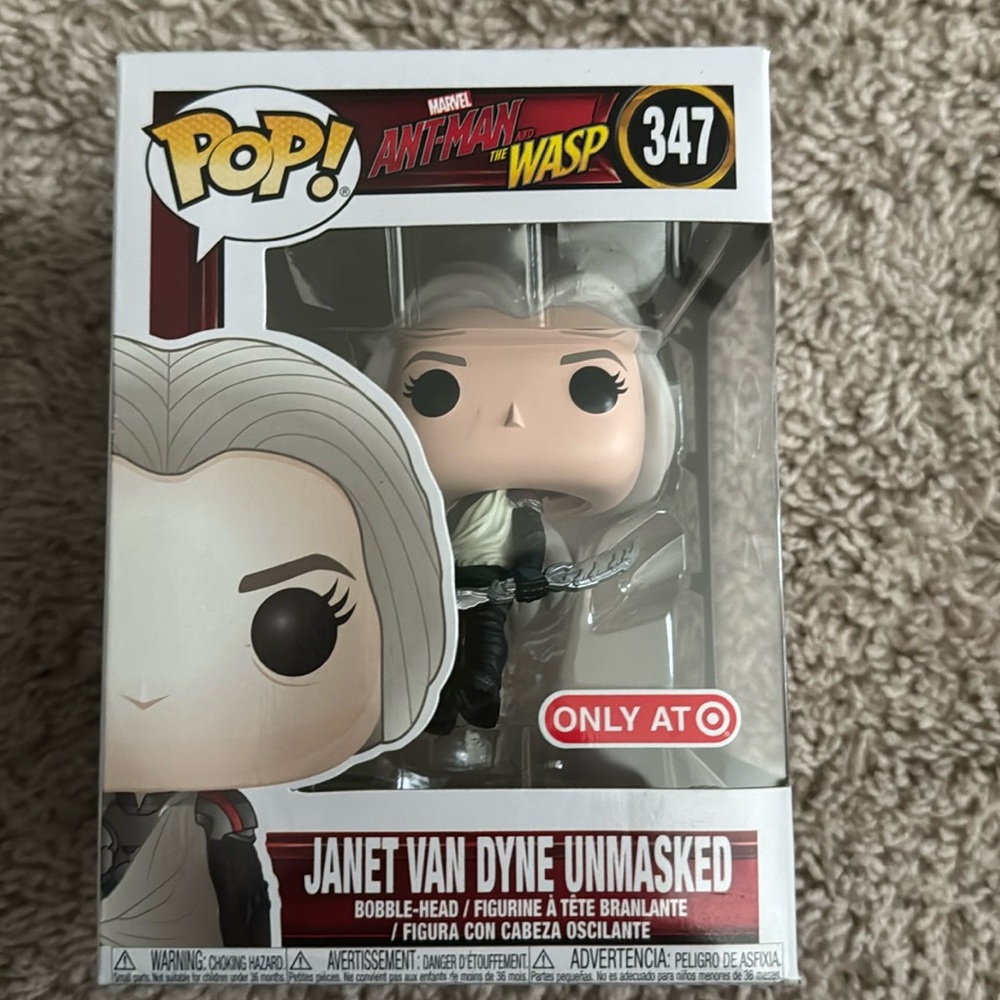 Janet Van Dyne (Unmasked) Funko Pop